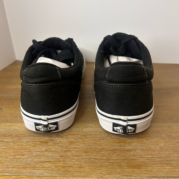 Vans Men's Athletic Low Top Textile Canvas Skate Shoes Black TB4R US 10 - Picture 4 of 8